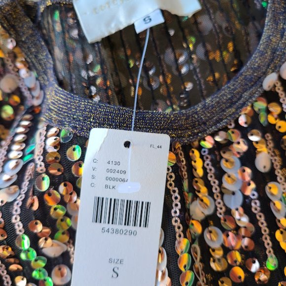 Anthropologie Black and White Midi Dress - Picture 10 of 10